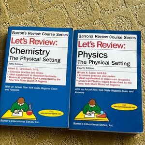 Let's Review Chemistry and Physics Books